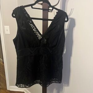 ECI Black Lace Camisole Top
